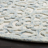 Safavieh Trace 6'-0" x 6'-0" Rug in Blue / Ivory