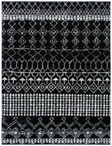 Safavieh Tulum 10'-0" x 13'-0" Rug in Black / Ivory