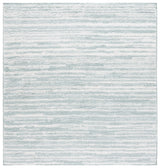 Safavieh Rumi Shag 6'-7" x 6'-7" Rug in Aqua / Ivory