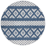 Safavieh Vermont 6'-0" x 6'-0" Rug in Ivory / Blue