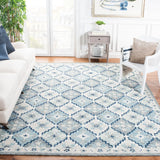 Safavieh Suzani 8'-0" x 10'-0" Rug in Blue / Grey