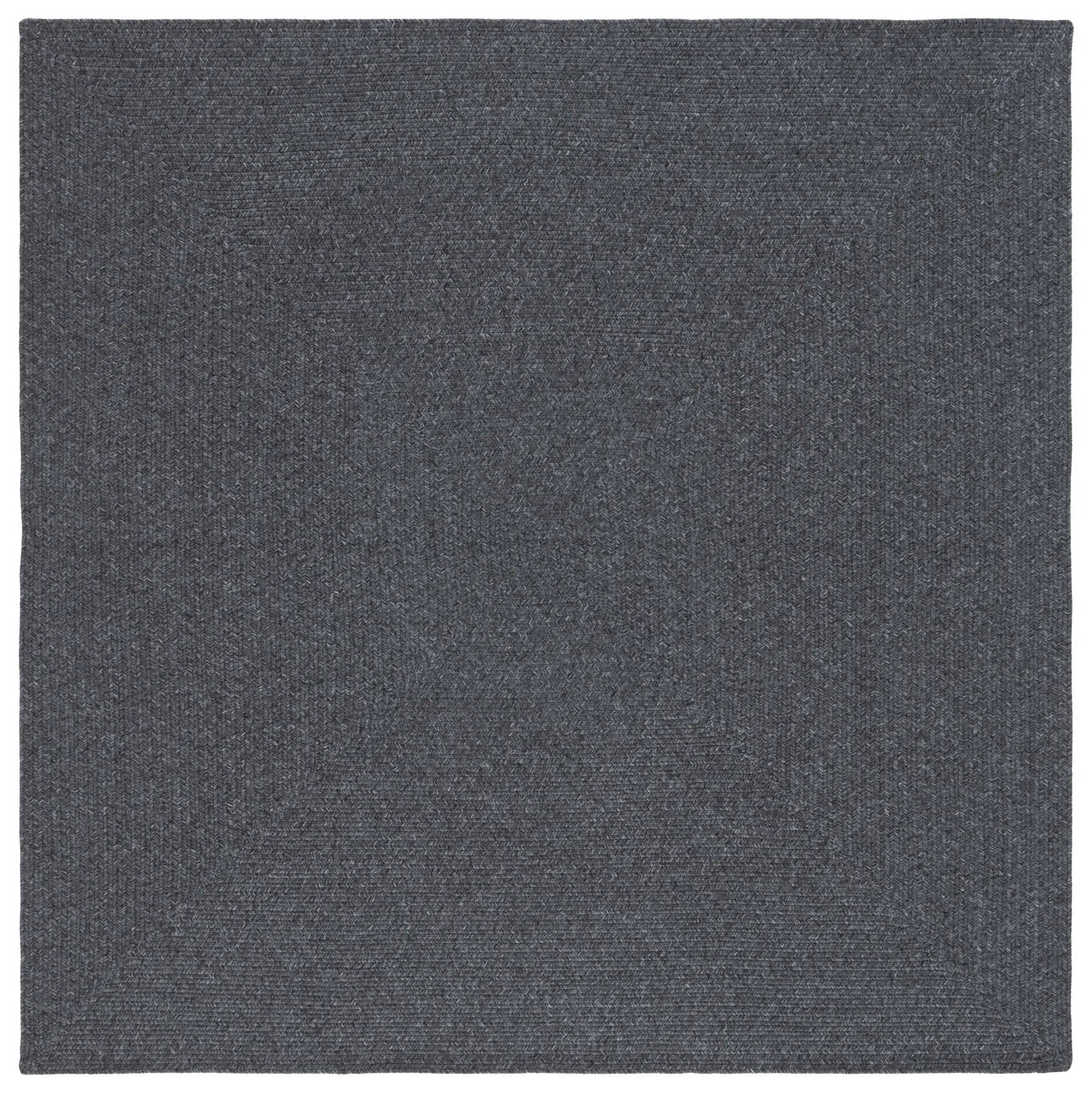 Safavieh Braided 6'-0" x 6'-0" Rug in Black