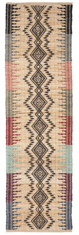 Safavieh Cape Cod 2'-3" x 8'-0" Rug in Natural / Black