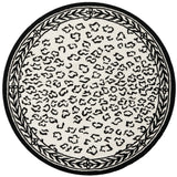 Safavieh Chelsea 3'-0" x 3'-0" Rug in Ivory / Black