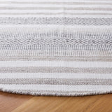 Safavieh Kilim 6'-0" x 6'-0" Rug in Ivory / Charcoal