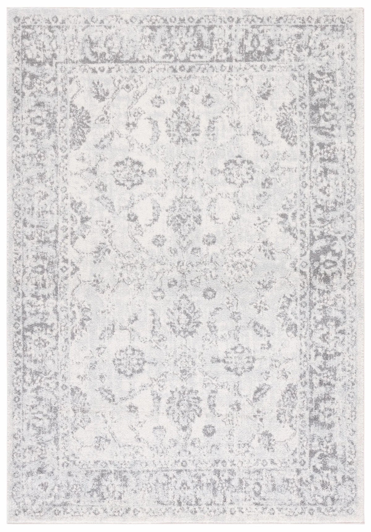 Safavieh Tulum 4'-0" x 6'-0" Rug in Ivory / Grey