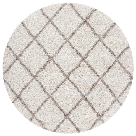 Safavieh Hudson Shag 7'-0" x 7'-0" Rug in Ivory / Beige