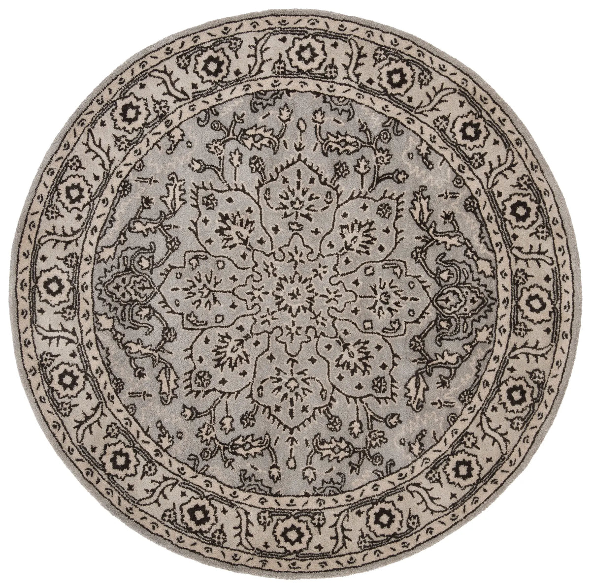 Safavieh Antiquity 6'-0" x 6'-0" Rug in Grey / Beige