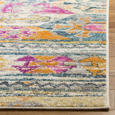 Safavieh Madison 4'-0" x 6'-0" Rug in Blue / Fuchsia
