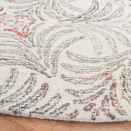 Safavieh Jardin 6'-0" x 6'-0" Rug in Ivory / Red