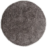 Safavieh Shag 5'-0" x 5'-0" Rug in Platinum / Ivory