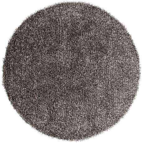 Safavieh Shag 5'-0" x 5'-0" Rug in Platinum / Ivory