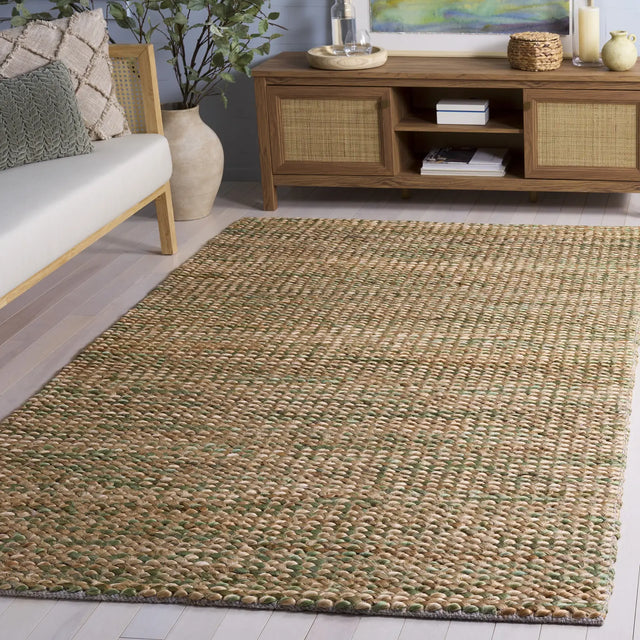 Safavieh Natural Fiber Couture 4'-0" x 6'-0" Rug in Natural / Green
