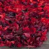 Safavieh Rio Shag 3'-0" x 5'-0" Rug in Red / Multi