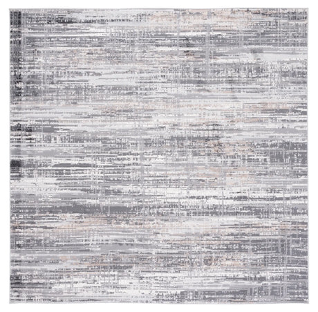 Safavieh Shivan 100 6'-7" x 6'-7" Rug in Light Grey / Dark Grey