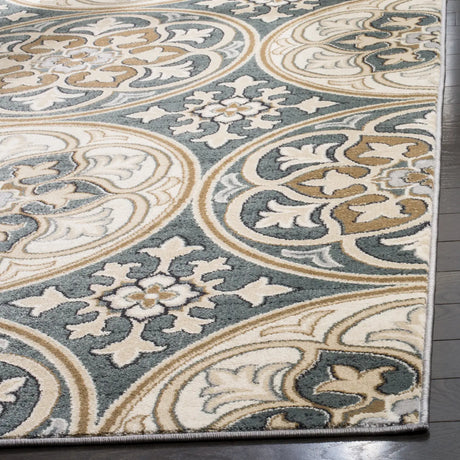 Safavieh Lyndhurst 4'-0" x 6'-0" Rug in Slate Blue / Beige