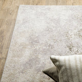 Oriental Weavers Nebulous 050J9 Ivory/ Beige Rug - corner detail