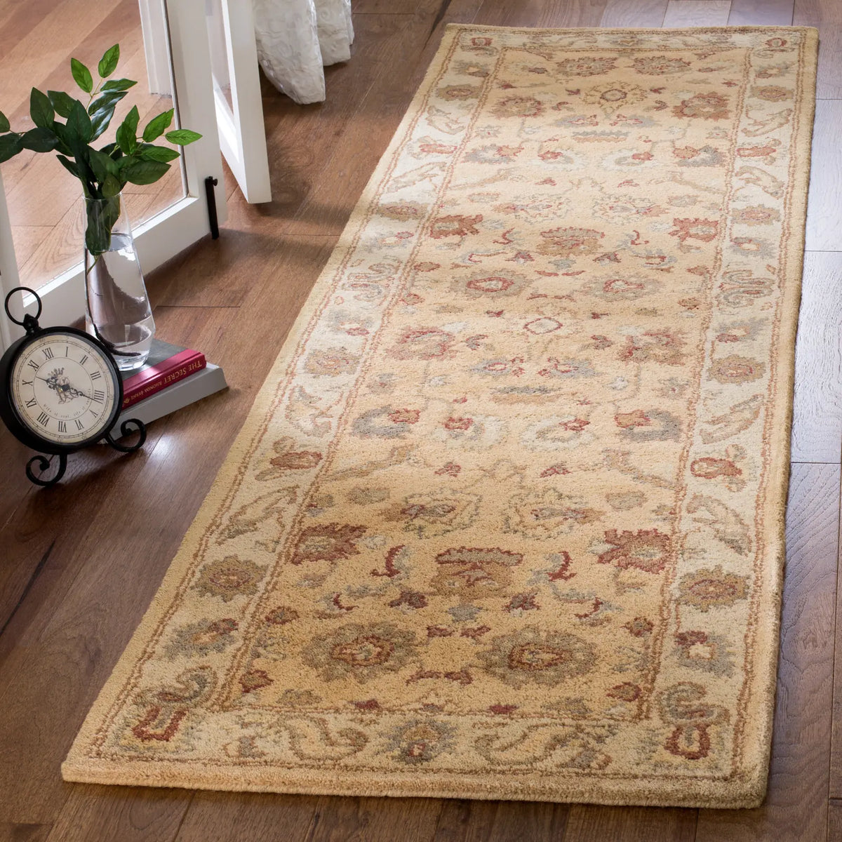 Safavieh Bergama 2'-3" x 10'-0" Rug in Taupe / Ivory