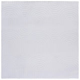 Safavieh Faux Rabbit Fur  800 6'-0" x 6'-0" Rug in Ivory