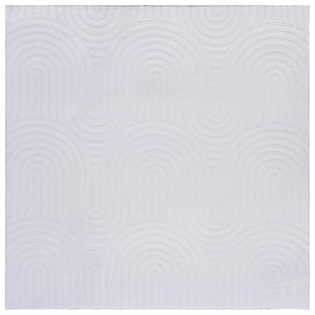 Safavieh Faux Rabbit Fur  800 6'-0" x 6'-0" Rug in Ivory