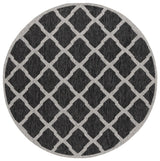 Safavieh Beach House 6'-7" x 6'-7" Rug in Charcoal / Grey