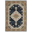Oriental Weavers Sphinx Andorra 2281E Blue/ Orange Rug - main flat