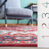 Safavieh Tucson 4'-0" x 6'-0" Rug in Red / Blue