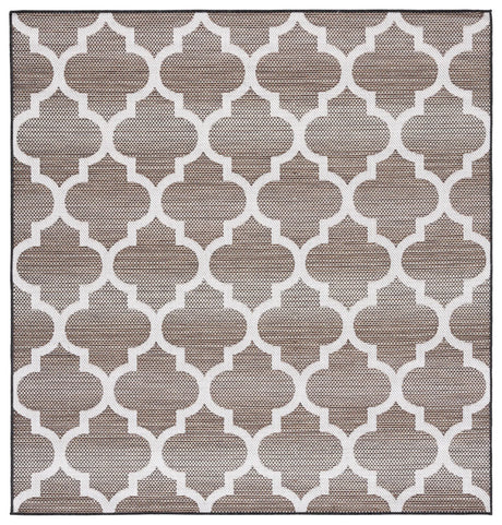 Safavieh Havana 6'-7" x 6'-7" Rug in Light Brown / Ivory