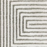 Oriental Weavers Montecito 8111W Grey/ White Rug - room scene 2