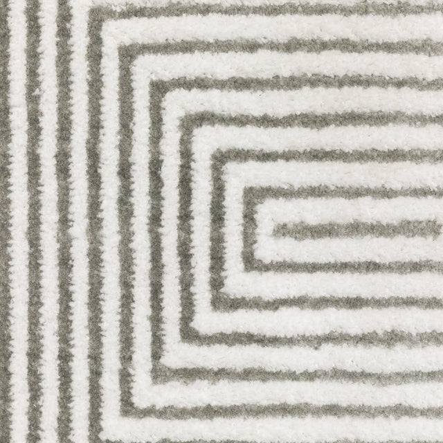Oriental Weavers Montecito 8111W Grey/ White Rug - room scene 2