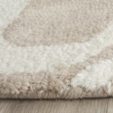 Safavieh Dip Dye 7'-0" x 7'-0" Rug in Beige / Ivory