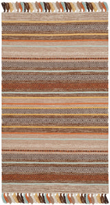 Safavieh Montauk 3'-0" x 5'-0" Rug in Brown / Multi