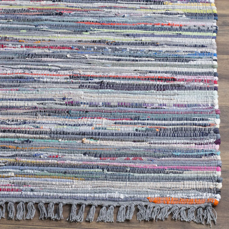Safavieh Rag Rug 6'-0" x 9'-0" Rug in Aqua / Multi
