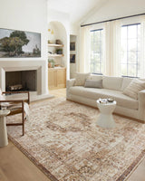 Loloi Sorrento Sor-03 Mocha/Multi Rug - room scene 2