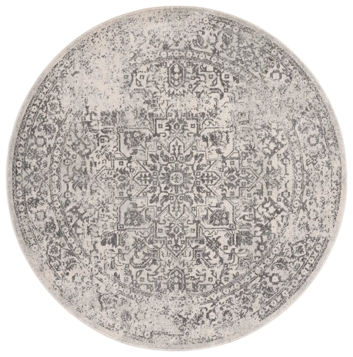 Safavieh Evoke 5'-3" x 5'-3" Rug in Ivory / Grey