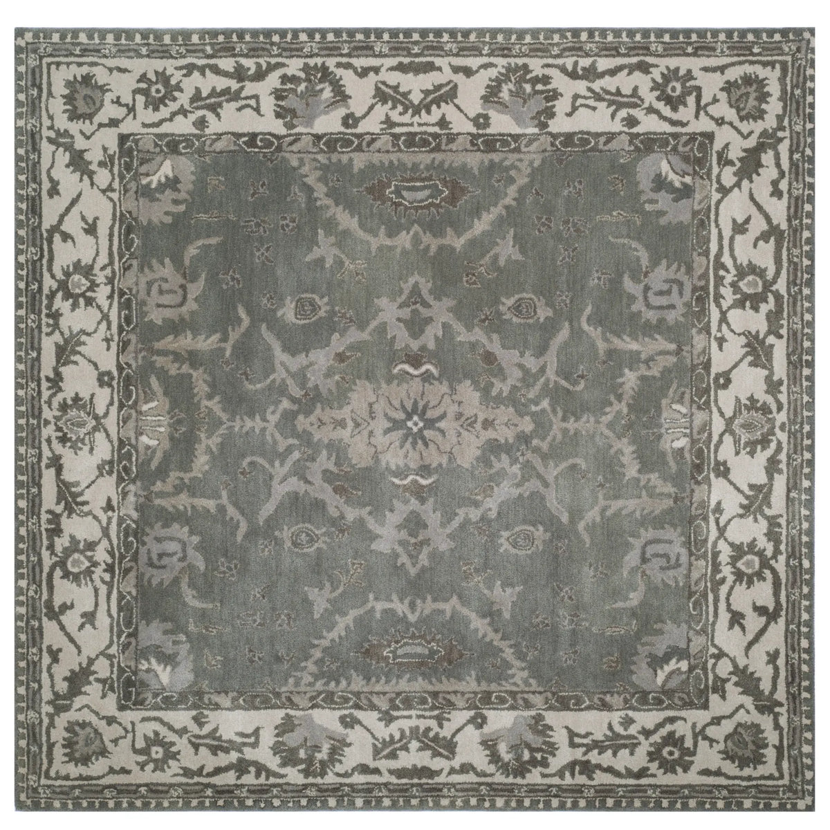 Safavieh Royalty 7'-0" x 7'-0" Rug in Grey / Cream