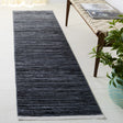 Safavieh Mila 2'-2" x 8'-0" Rug in Light Blue / Black