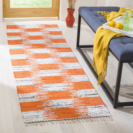 Safavieh Montauk 2'-3" x 7'-0" Rug in Orange / Multi