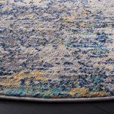 Safavieh Jasper 100 6'-7" x 6'-7" Rug in Grey / Blue