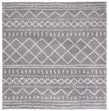 Safavieh Arizona Shag 6'-7" x 6'-7" Rug in Grey / Ivory