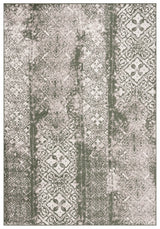 Safavieh Adirondack 4'-0" x 6'-0" Rug in Dark Green / Ivory