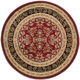 Safavieh Lyndhurst 5'-3" x 5'-3" Rug in Red / Black