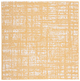 Safavieh Courtyard 6'-7" x 6'-7" Rug in Gold / Ivory