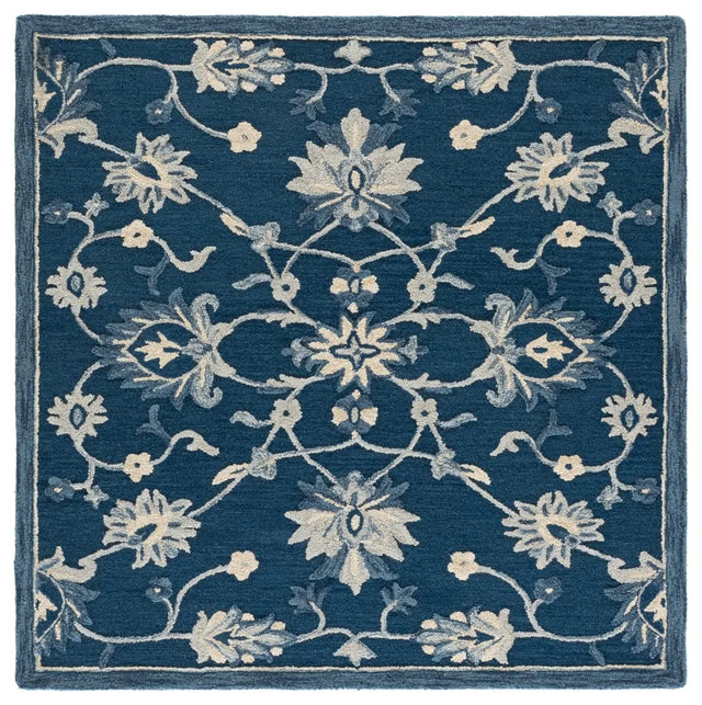 Safavieh Metro 6'-0" x 6'-0" Rug in Navy / Ivory