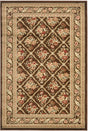 Safavieh Lyndhurst 3'-3" x 5'-3" Rug in Brown / Brown