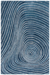 Safavieh Abstract 4'-0" x 6'-0" Rug in Blue / Ivory