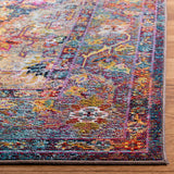 Safavieh Crystal 4'-0" x 6'-0" Rug in Navy / Light Blue