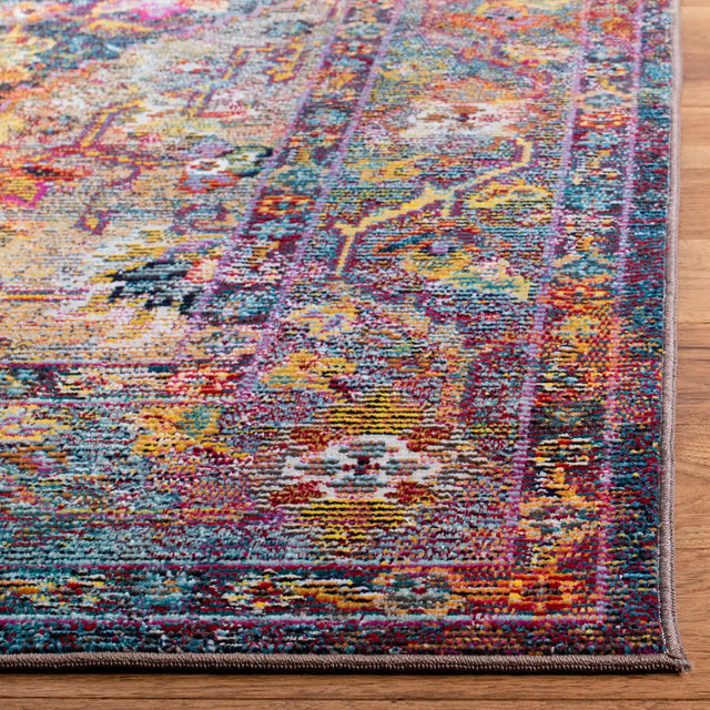 Safavieh Crystal 4'-0" x 6'-0" Rug in Navy / Light Blue