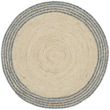 Safavieh Cape Cod 3'-0" x 3'-0" Rug in Ivory / Blue