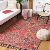 Safavieh Aspen 4'-0" x 6'-0" Rug in Red / Blue